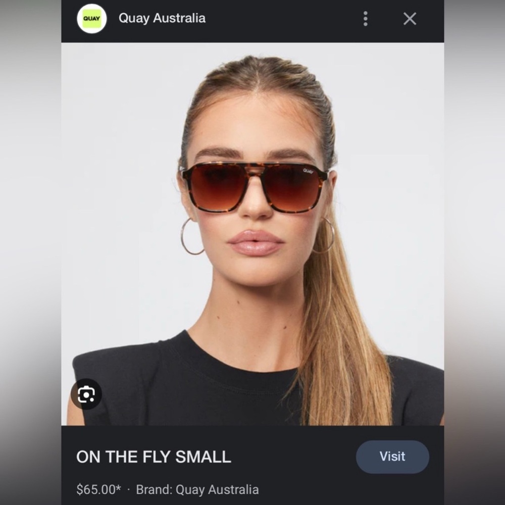 Quay Australia On The Fly Small Sunglasses UEC
